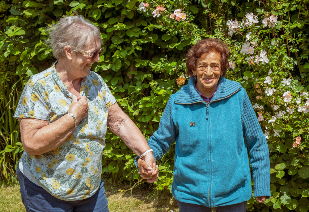Tapestry Day Care dementia day care Mannings Heath volunteer with guest