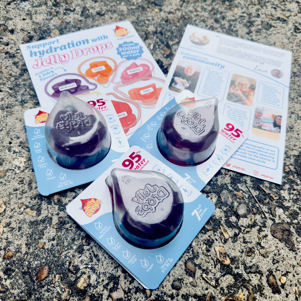 Hydrating Jelly Drops for people with dementia