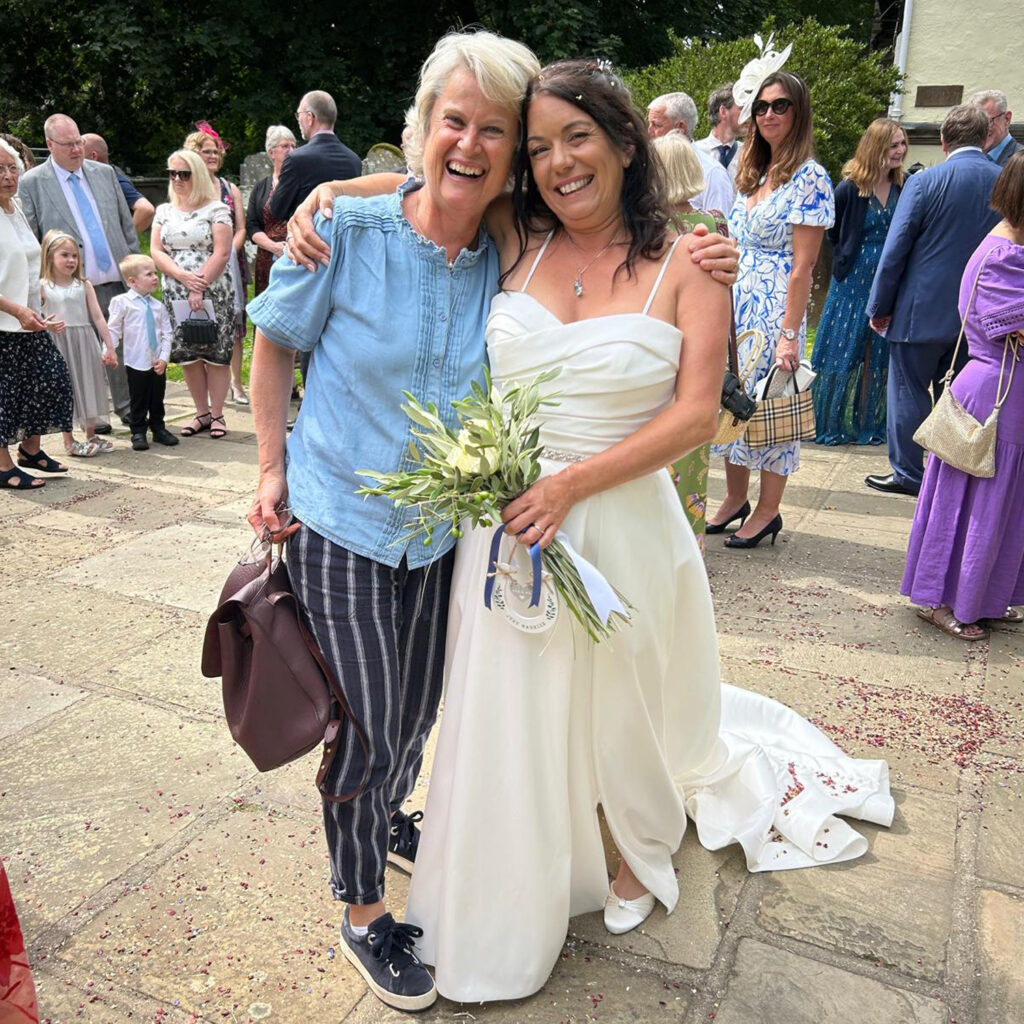 North Horsham Tapestry Day Club dementia care host wedding with charity founder Anderley Wade