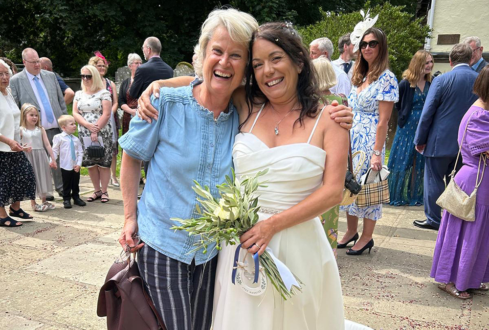 North Horsham Tapestry Day Club dementia care host wedding with charity founder Anderley Wade