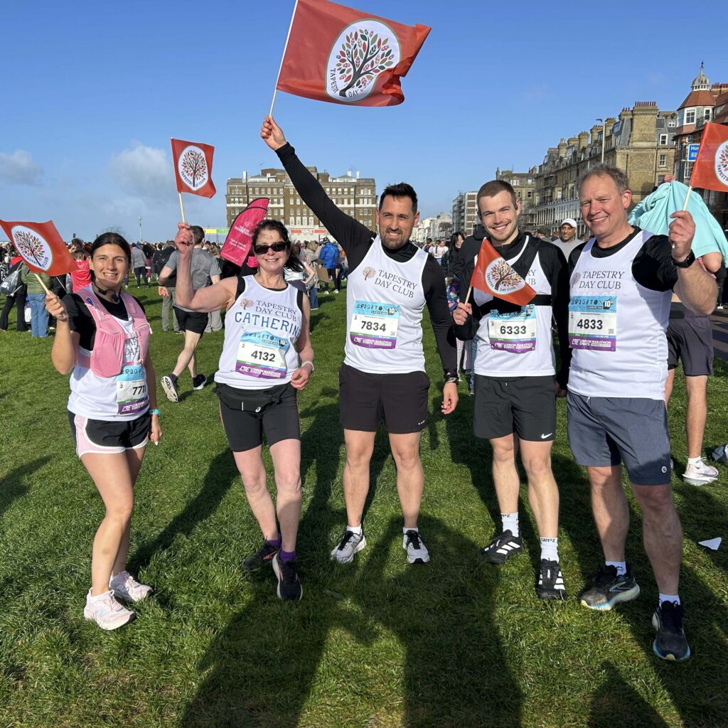 Dementia Day Club - Tapestry Day Club Brighton marathon fundraising event April 2026