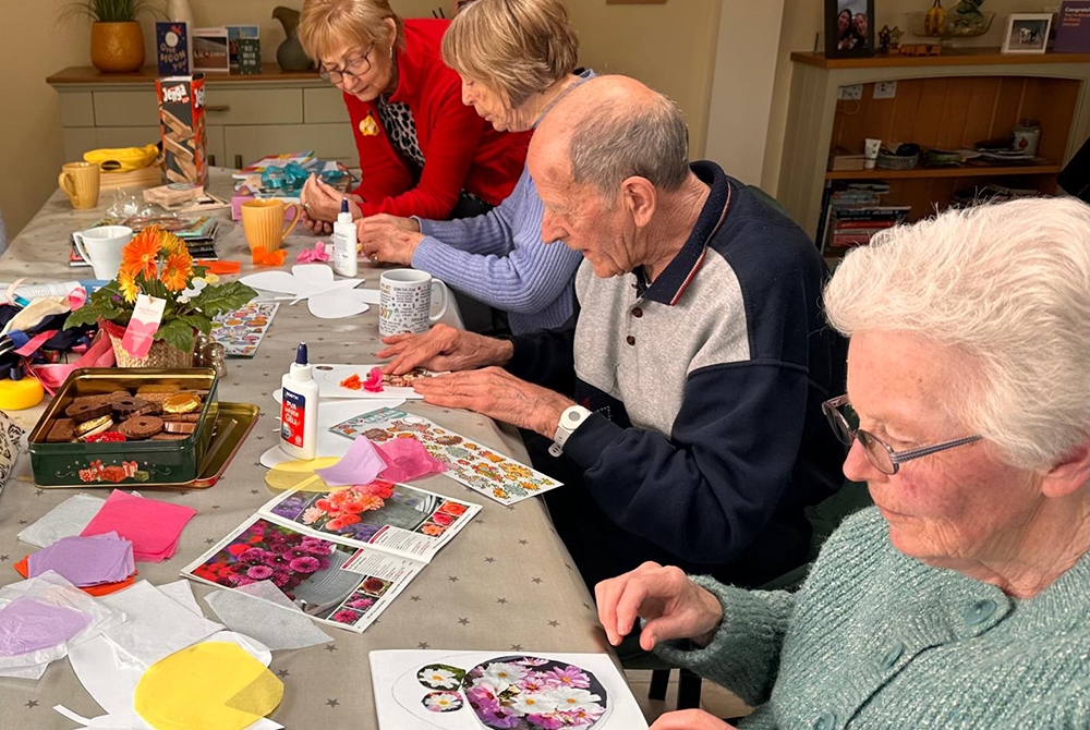 Dementia Day Club - Tapestry Day Club preparing for Easter