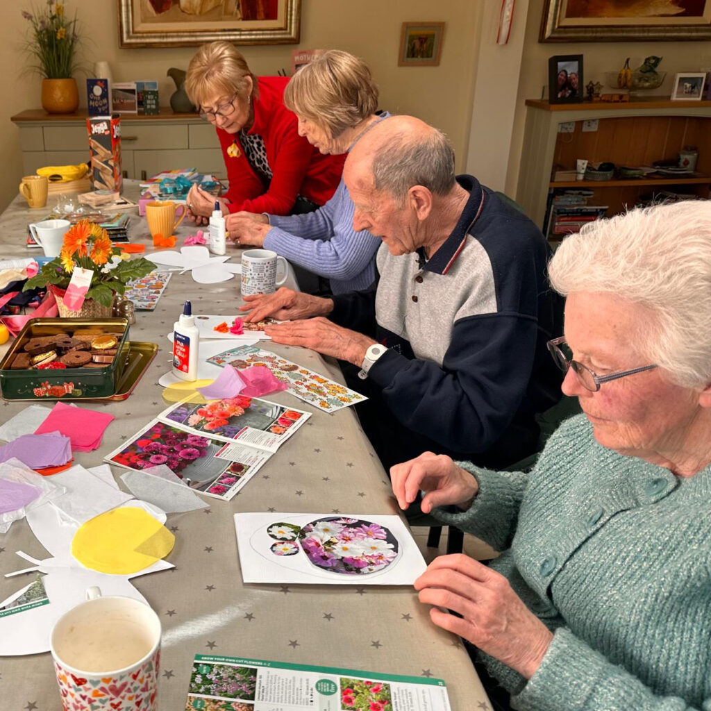 Dementia Day Club - Tapestry Day Club preparing for Easter